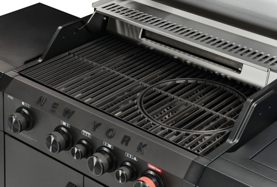 Mr. Gardener Gasgrill New York Pro, 4 Brenner, Sear-Brenner, matt graphit, 8748